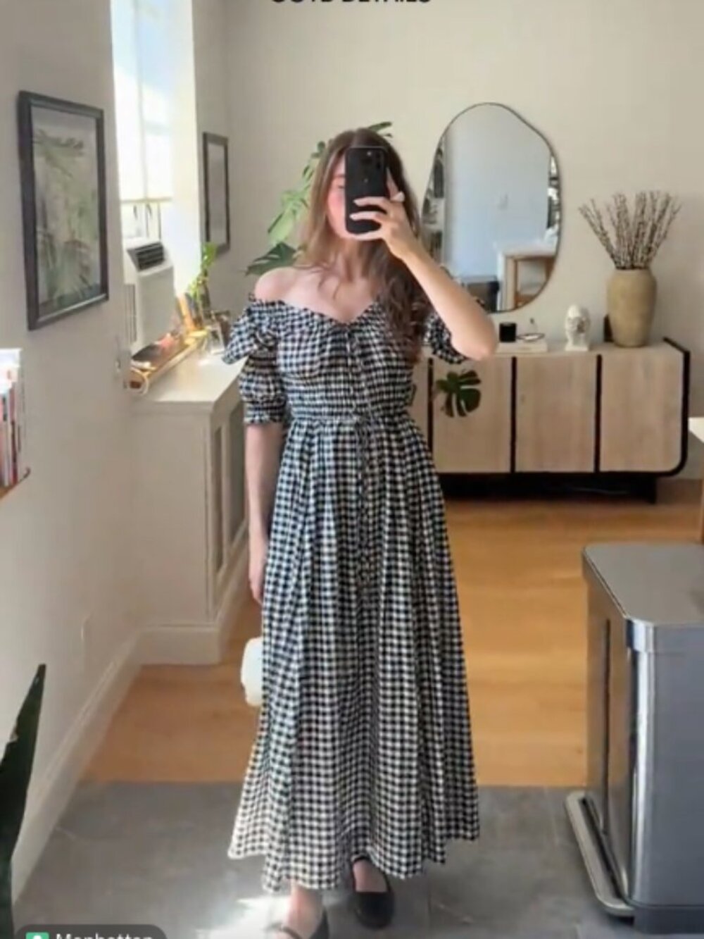 Dôen Ischia Dress in Gingham NWT - Picture 15 of 16